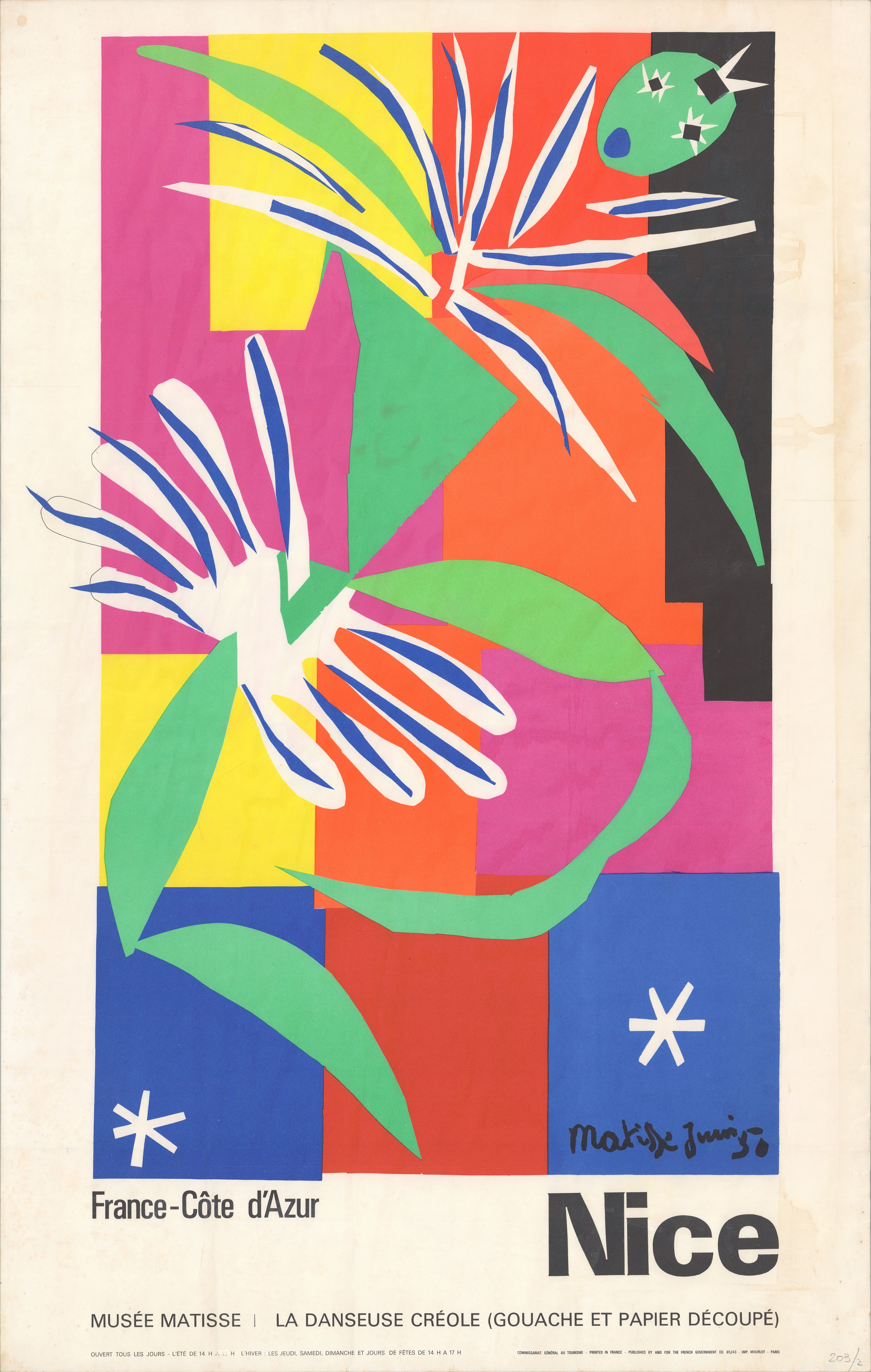 HENRI MATISSE La Danseuse Creole, Nice, France, 1965 – ArtWise