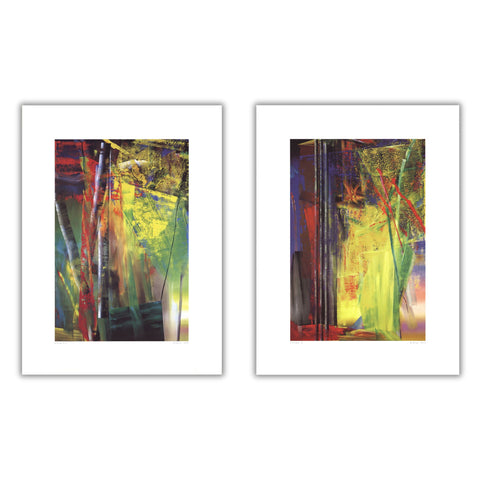 Bundle- 2 Assorted Gerhard Richter Victoria I & II - Numbered & Facsimile Signed Art Prints