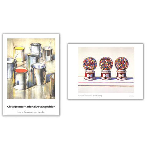 Bundle- 2 Assorted Wayne Thiebaud Rare Posters