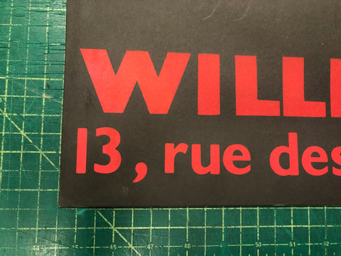 ALBERTO BALI Willi's Wine Bar, 1982