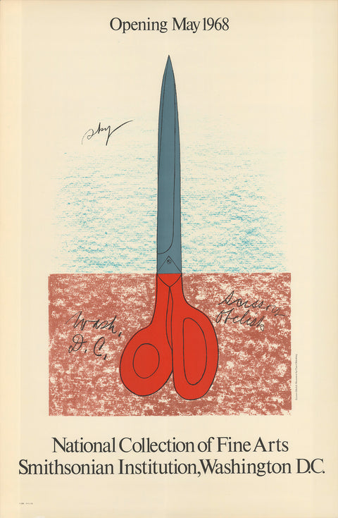 CLAES OLDENBURG Scissors as Monument, 1968