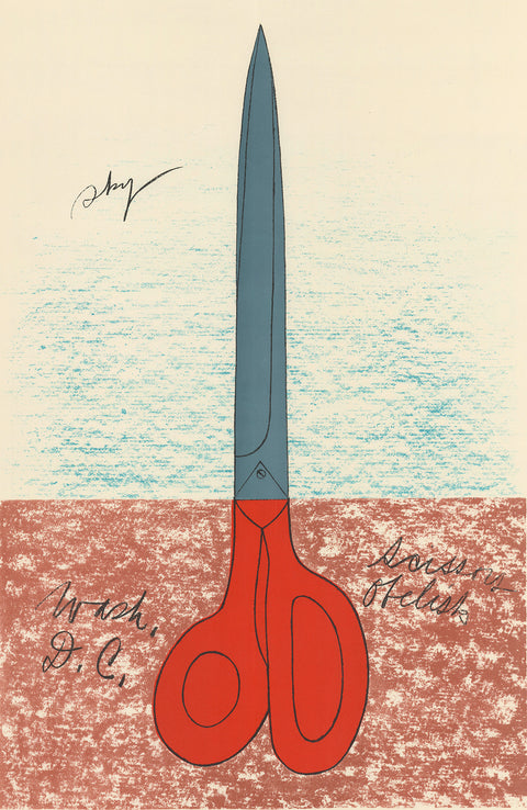 CLAES OLDENBURG Scissors as Monument, 1968