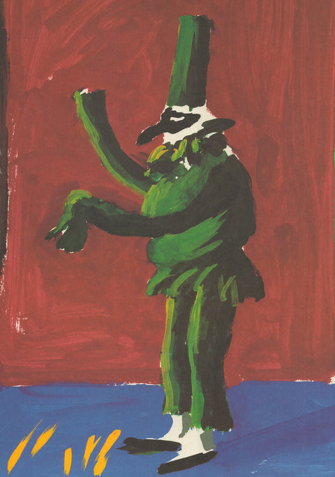 DAVID HOCKNEY Detail from Pulcinella With Applause, 1982