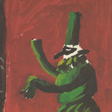 DAVID HOCKNEY Detail from Pulcinella With Applause, 1982