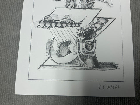 SAUL STEINBERG Illustration IV from "All Except You", 1983