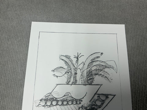 SAUL STEINBERG Illustration IV from "All Except You", 1983