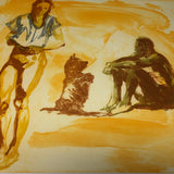 ERIC FISCHL Beach Scene with Poodle, 1997 - Signed