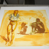 ERIC FISCHL Beach Scene with Poodle, 1997 - Signed