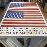 JASPER JOHNS The 50th Anniversary of the Whitney Museum of American Art (Double Flag), 1979