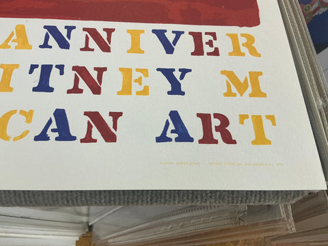 JASPER JOHNS The 50th Anniversary of the Whitney Museum of American Art (Double Flag), 1979