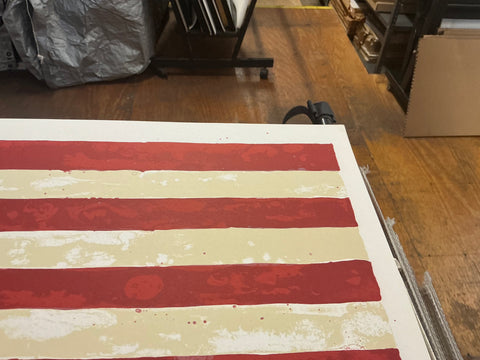 JASPER JOHNS The 50th Anniversary of the Whitney Museum of American Art (Double Flag), 1979