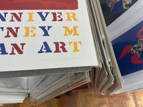 JASPER JOHNS The 50th Anniversary of the Whitney Museum of American Art (Double Flag), 1979