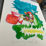 JOHN MATOS AKA CRASH The Raw Electricity, 1990 - Signed