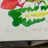 JOHN MATOS AKA CRASH The Raw Electricity, 1990 - Signed