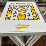 KEITH HARING Art Attack on AIDS, 1988