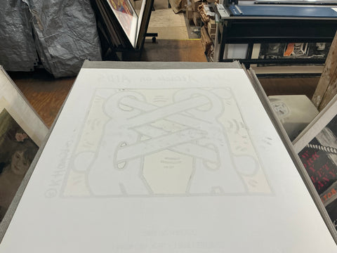 KEITH HARING Art Attack on AIDS, 1988