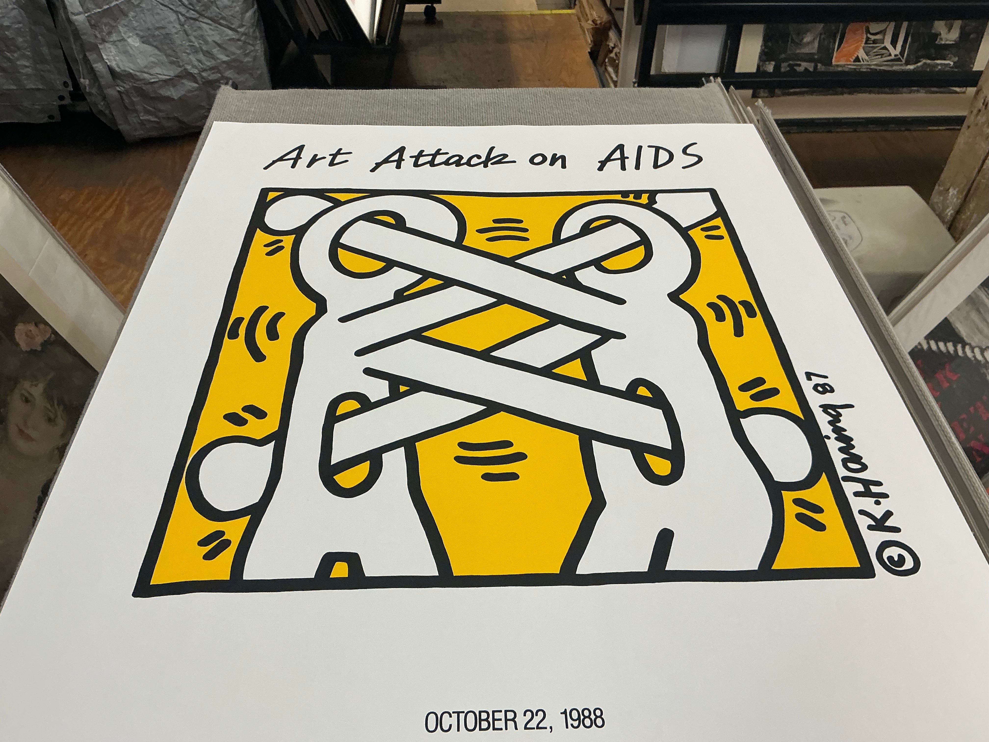 KEITH HARING Art Attack on AIDS, 1988 – ArtWise