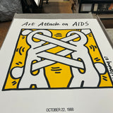 KEITH HARING Art Attack on AIDS, 1988