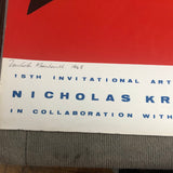 NICHOLAS KRUSHENICK 15th Invitational Art Exhibition at Cinema I and Cinema II, 1965 - Signed