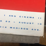 NICHOLAS KRUSHENICK 15th Invitational Art Exhibition at Cinema I and Cinema II, 1965 - Signed