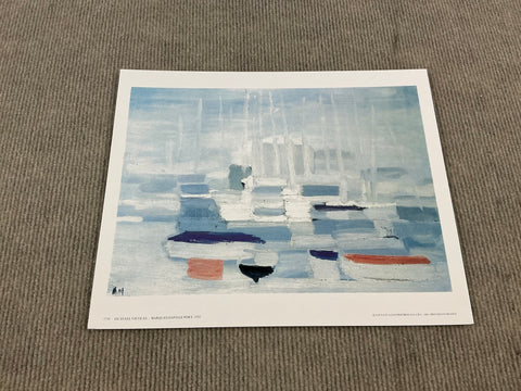 NICOLAS DE STAEL Boats in the Harbour, 1986