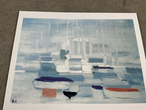 NICOLAS DE STAEL Boats in the Harbour, 1986