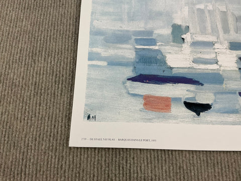 NICOLAS DE STAEL Boats in the Harbour, 1986