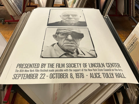 RICHARD AVEDON 16th New York Film Festival, 1978