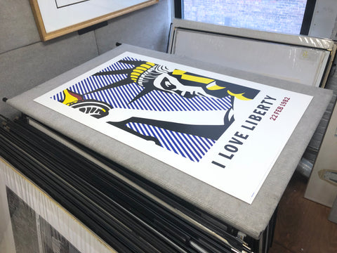 ROY LICHTENSTEIN I Love Liberty, 1982