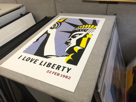 ROY LICHTENSTEIN I Love Liberty, 1982