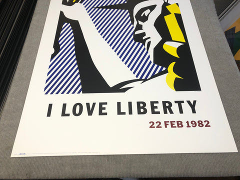 ROY LICHTENSTEIN I Love Liberty, 1982