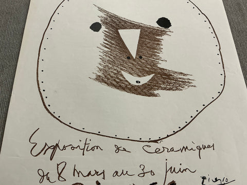 PABLO PICASSO Exposition de Ceramiques, 1958