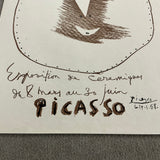 PABLO PICASSO Exposition de Ceramiques, 1958