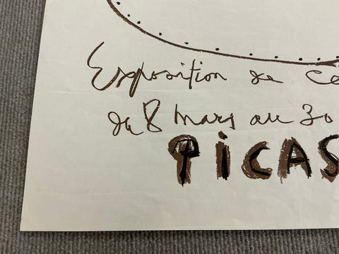 PABLO PICASSO Exposition de Ceramiques, 1958