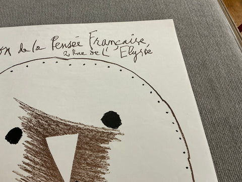 PABLO PICASSO Exposition de Ceramiques, 1958