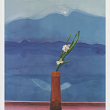 DAVID HOCKNEY Mount Fuji and Flowers , 2016