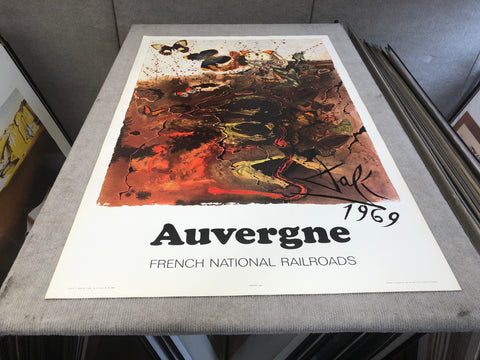 SALVADOR DALI Auvergne, 1970