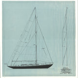 OLIN STEPHENS New York 32: Sail Plan, 1947, 2004 - Signed