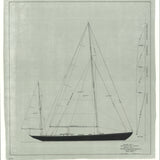 OLIN STEPHENS Dorade: Sail Plan, 1936, 2004 - Signed