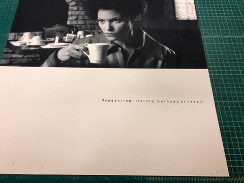 LORNA SIMPSON Recall, 1998 - Signed