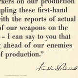 ARTIST UNKNOWN Franklin Roosevelt Speech, 1942