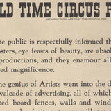 ARTIST UNKNOWN Circus World Museum, 1960