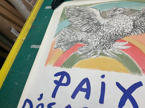 PABLO PICASSO Paix Disarmement-Peace, 1960