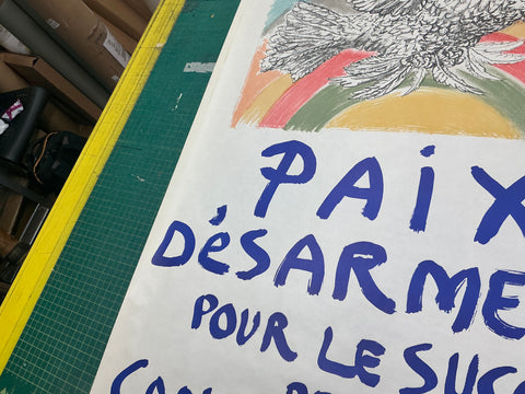 PABLO PICASSO Paix Disarmement-Peace, 1960