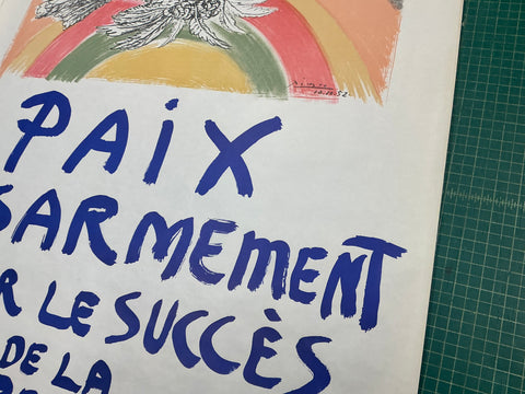 PABLO PICASSO Paix Disarmement-Peace, 1960