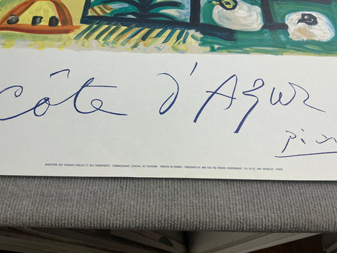 PABLO PICASSO Cote D'Azur, 1962