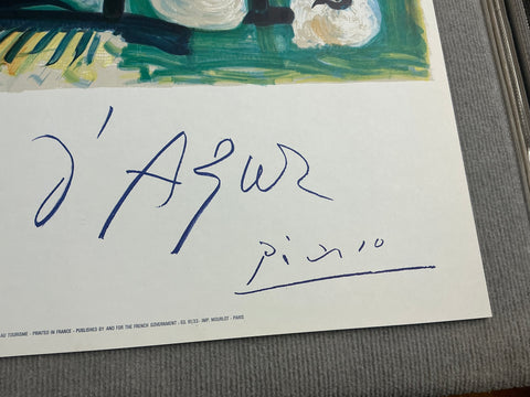 PABLO PICASSO Cote D'Azur, 1962