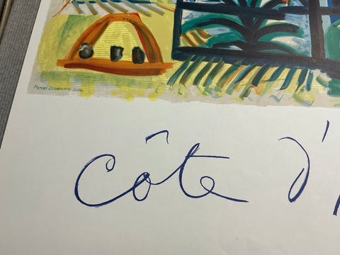 PABLO PICASSO Cote D'Azur, 1962