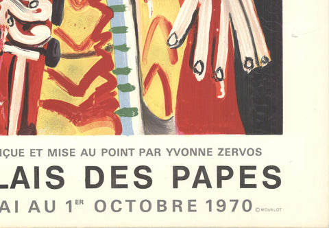 PABLO PICASSO Festival D'Avignon, Le Corsaire, 1970