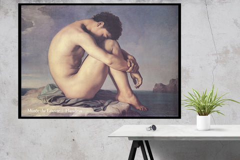 HIPPOLYTE FLANDRIN Portrait by the Sea, 1989